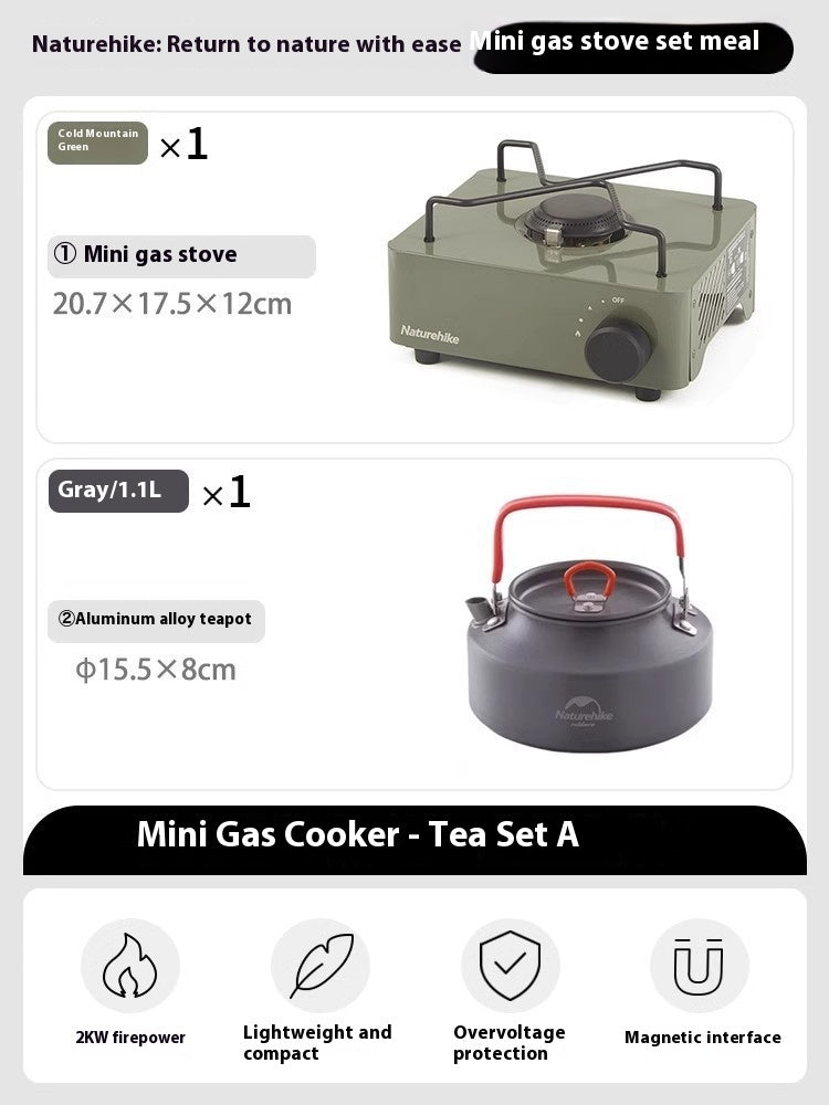 Mini Portable Gas Stove for Outdoor Camping and Cooking