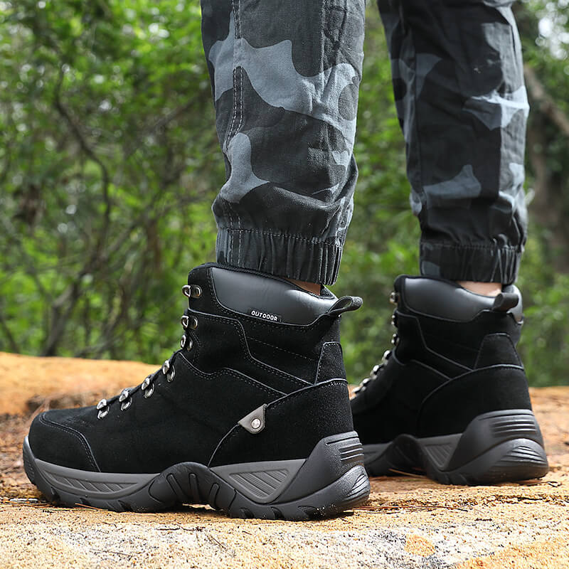 Men's Mid High Top Winter Mountaineering Hiking Boots
