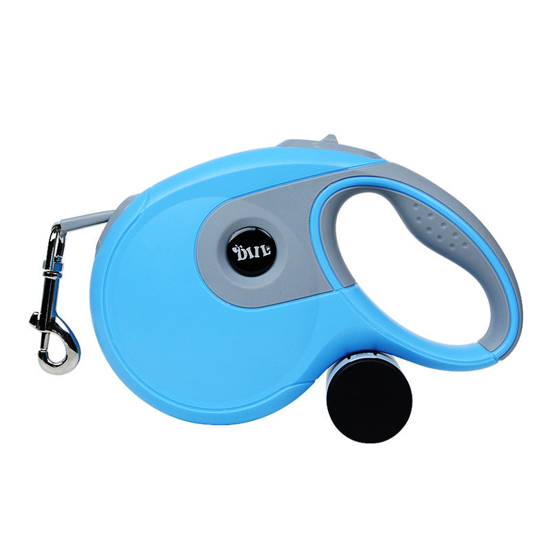 Automatic Retractable Pet Leash with One-Button Lock
