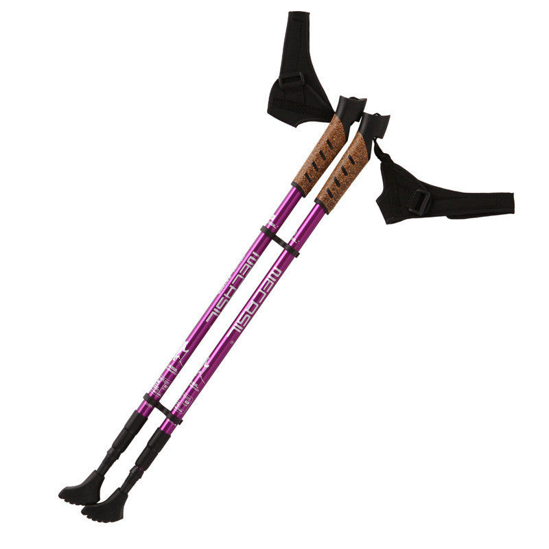 Nordic Walking Trekking Pole with Straight Handle for Hiking