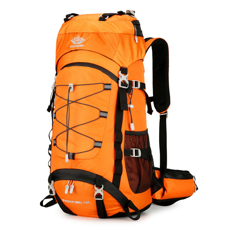 60L Hiking Camping Backpack Large Capacity Outdoor Sports Bag