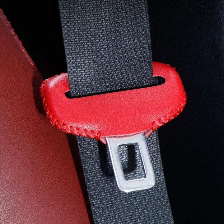 Car Seat Belt Bayonet Latch Protective Leather Cover