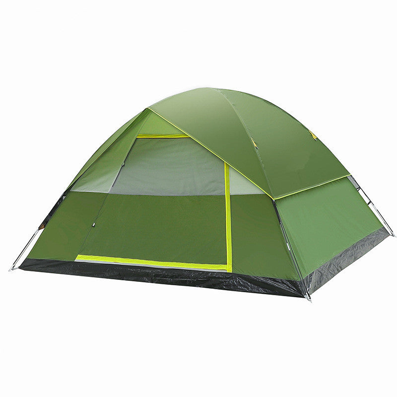Double Layer Camping Tent with Sunshade and UV Protection