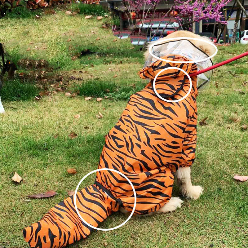All-Inclusive Four-Legged Waterproof Pet Raincoat