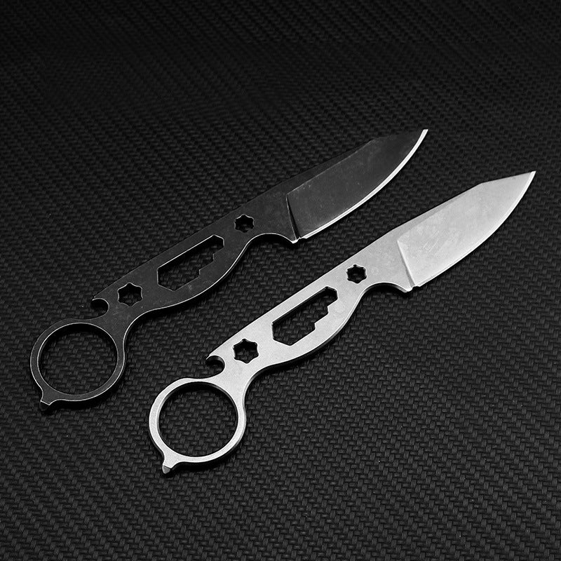 Wilderness Survival Small Straight Knife Pocket Hunting Knife