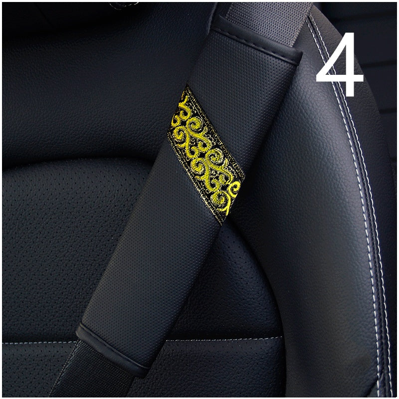 Ethnic Style Seat Belt Shoulder Cover For All Seasons