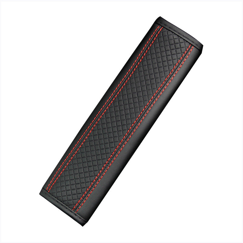 Fiber Leather Car Seat Belt Shoulder Guard Protective Cover