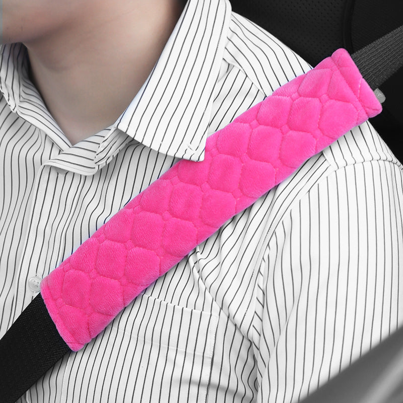 Car Seat Belt Shoulder Cover Short Plush