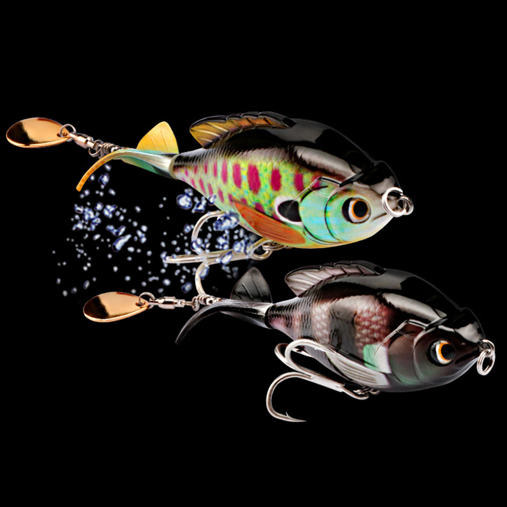 Tractor-Style Fishing Lure for Freshwater and Saltwater Fishing