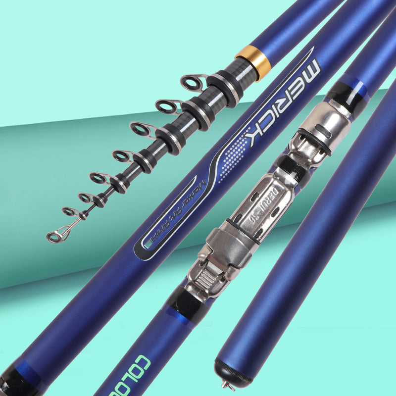 Blue Rock Carbon Fiber Fishing Rod for Durable Performance