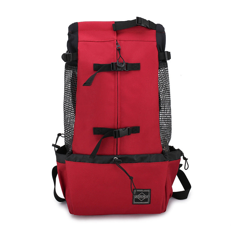 Double-Shoulder Portable Pet Travel Backpack Carrier