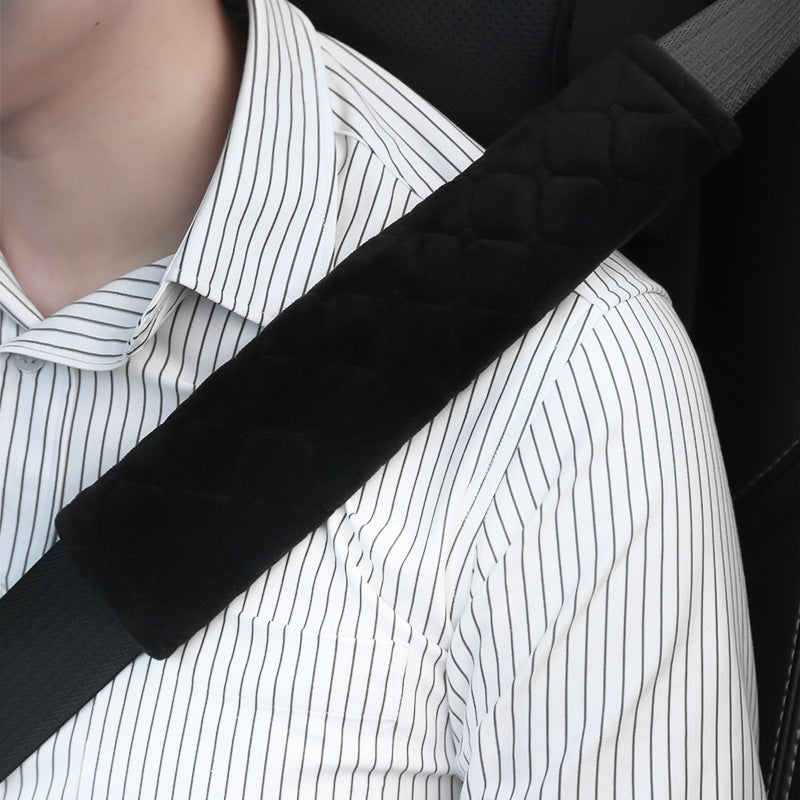 Car Seat Belt Shoulder Cover Short Plush