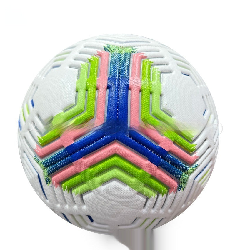No. 5 Durable PVC Soccer Ball with Machine-Seamed Competition Design