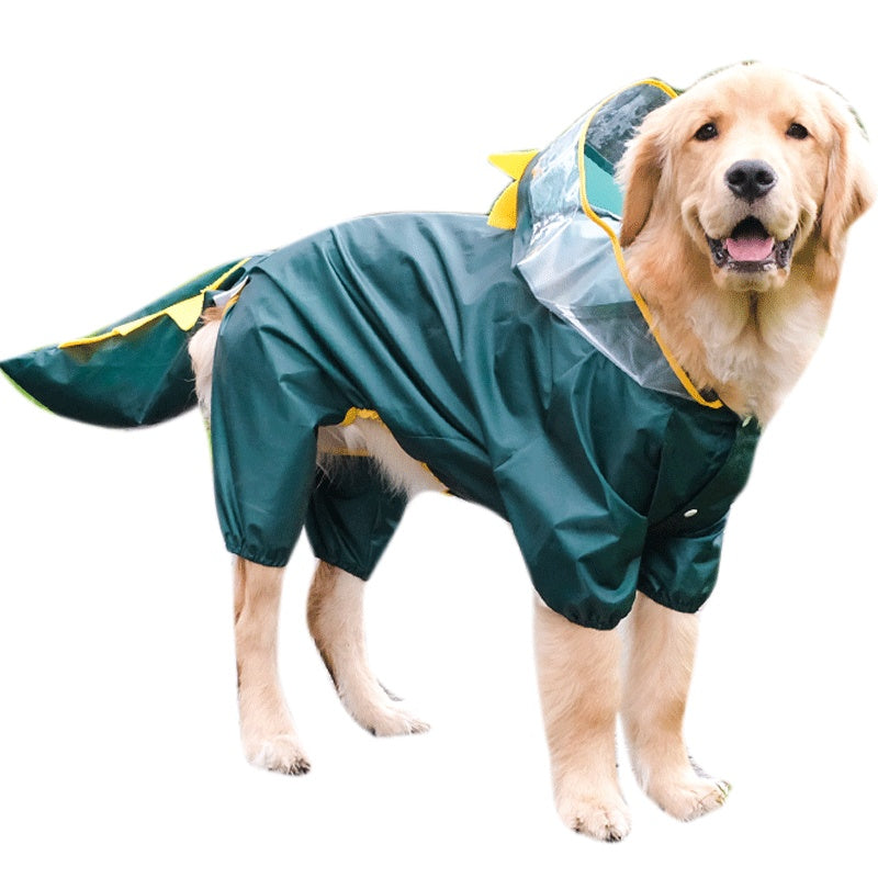 All-Inclusive Four-Legged Waterproof Pet Raincoat