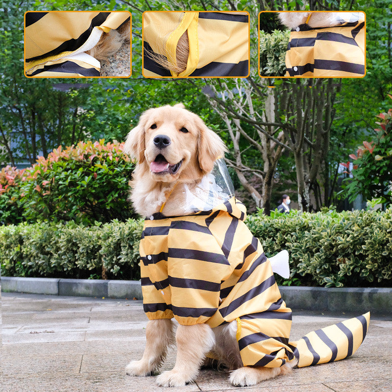 All-Inclusive Four-Legged Waterproof Pet Raincoat