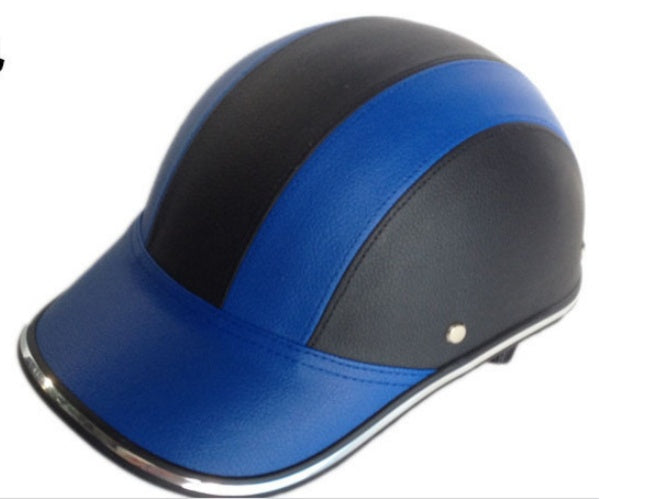 Baseball Cap Leather Helmet