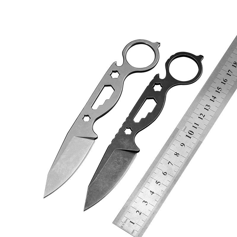 Wilderness Survival Small Straight Knife Pocket Hunting Knife