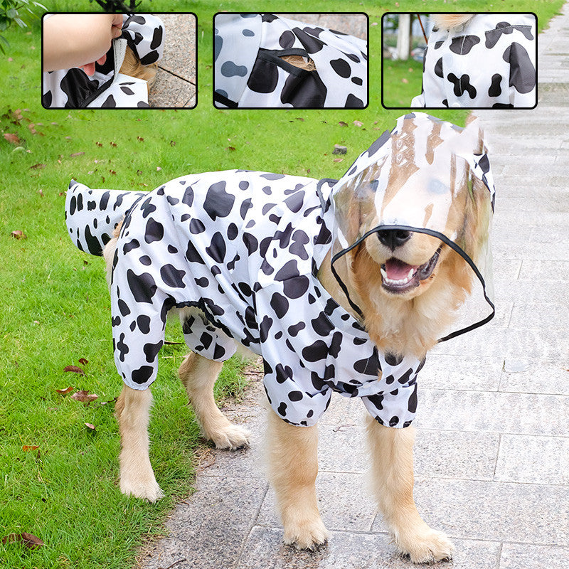 All-Inclusive Four-Legged Waterproof Pet Raincoat