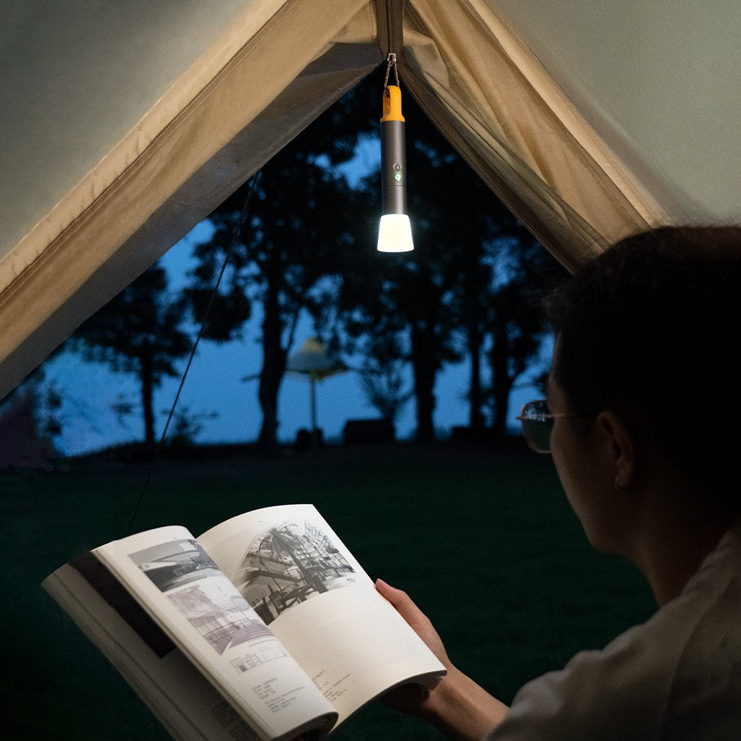 Lumen Bright Stepless Zoom Flashlight Long-Lasting Outdoor Camping Light