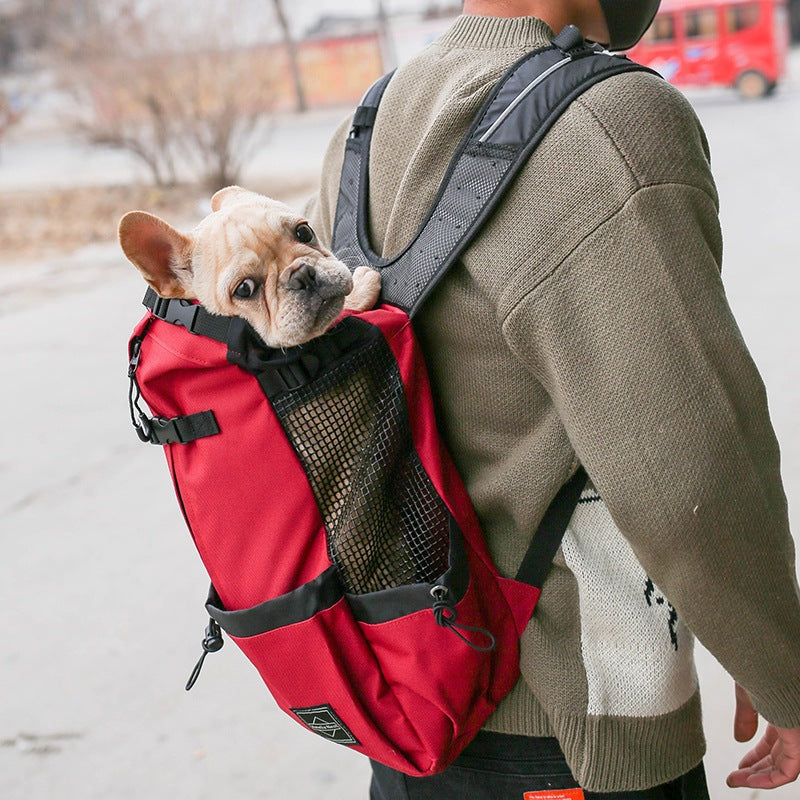 Double-Shoulder Portable Pet Travel Backpack Carrier