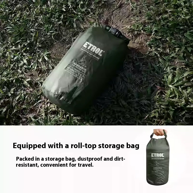 Multifunctional Thermal Camping Blanket Wearable Cold-Proof Cloak