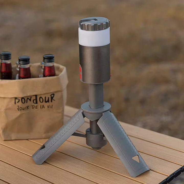 Multi-Functional Portable Camping Lantern Aluminum Alloy Retractable Bracket