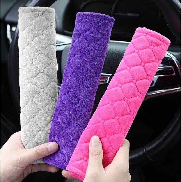 Car Seat Belt Shoulder Cover Short Plush