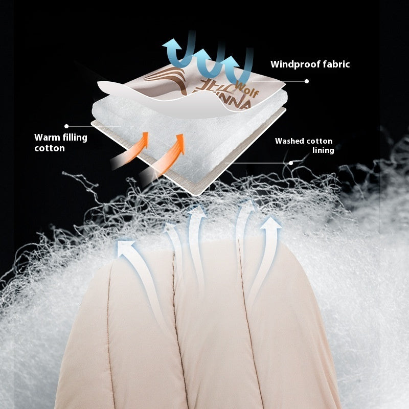 Double Outdoor Sleeping Bag Thickened Cold Protection