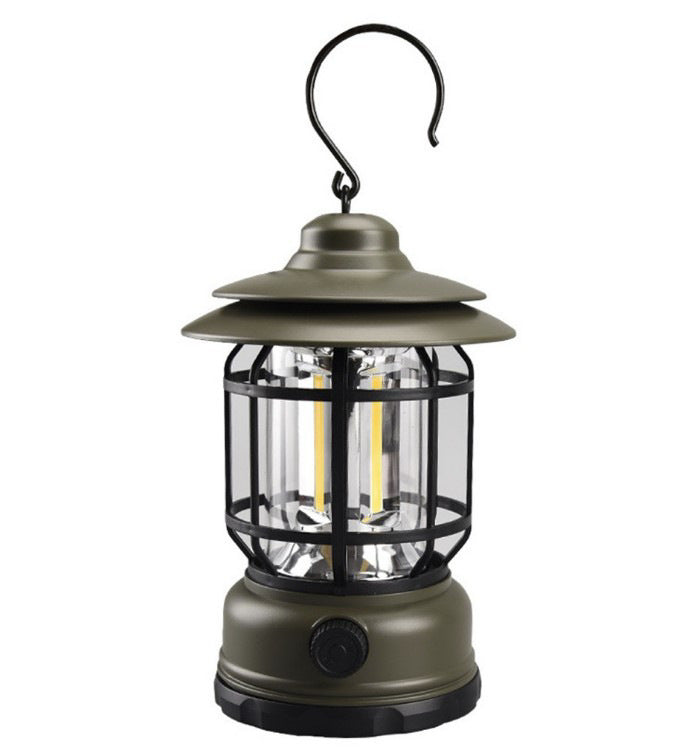 Vintage Outdoor Revolving Lantern Rechargeable Portable Ambient Light