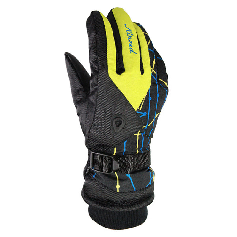 Insulated Winter Ski Gloves for Cold Weather and Snow Sports