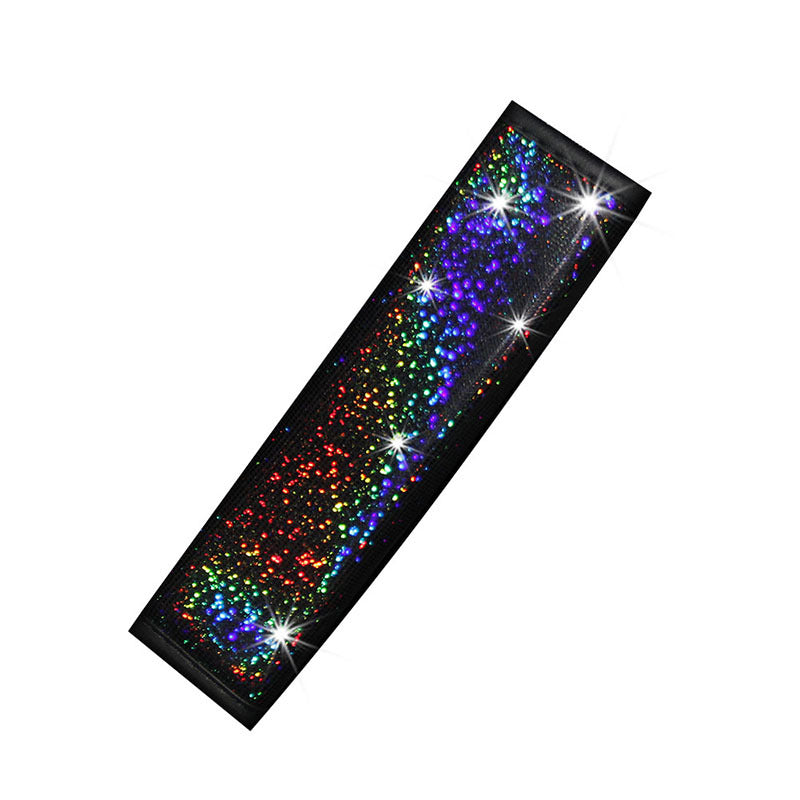 Colorful Star Gilded Leather Car Seat Belt Shoulder Cover