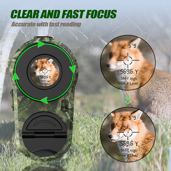Camouflage Golf Rangefinder Hunting Version with 1000m Range