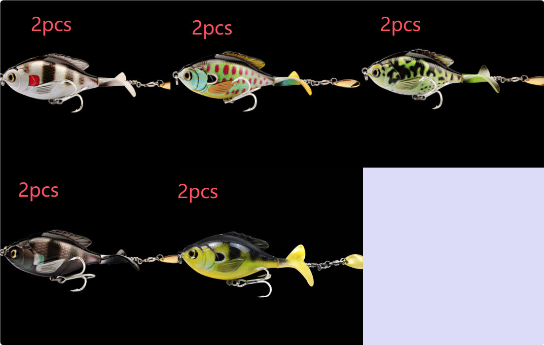Tractor-Style Fishing Lure for Freshwater and Saltwater Fishing