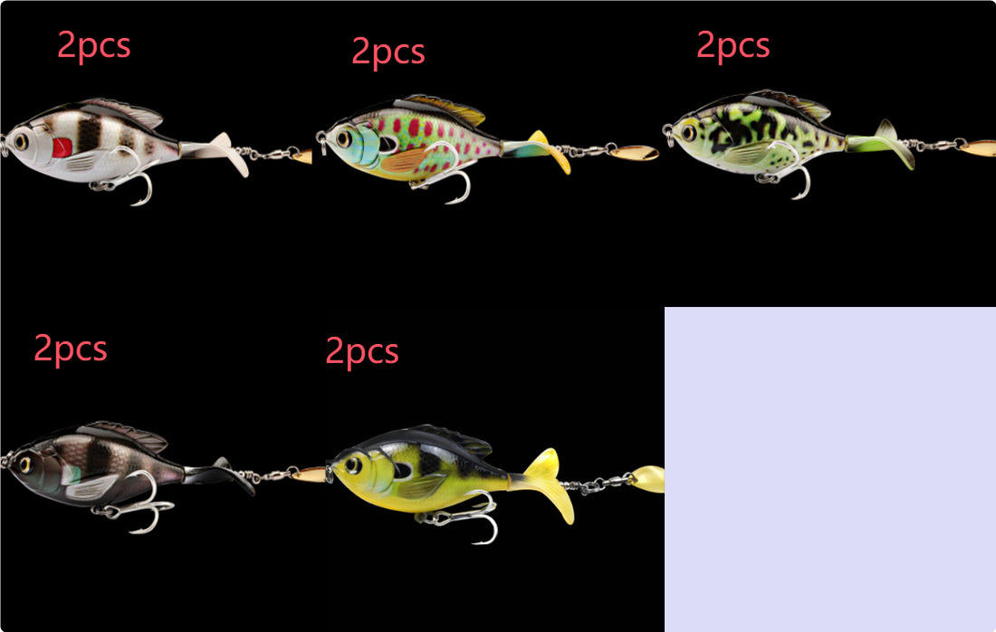Tractor-Style Fishing Lure for Freshwater and Saltwater Fishing