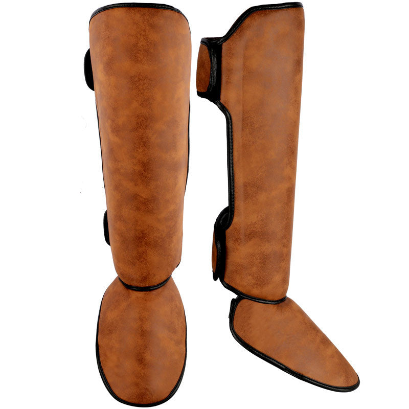 Thickened Shin Guards for Fighting and Boxing Protection
