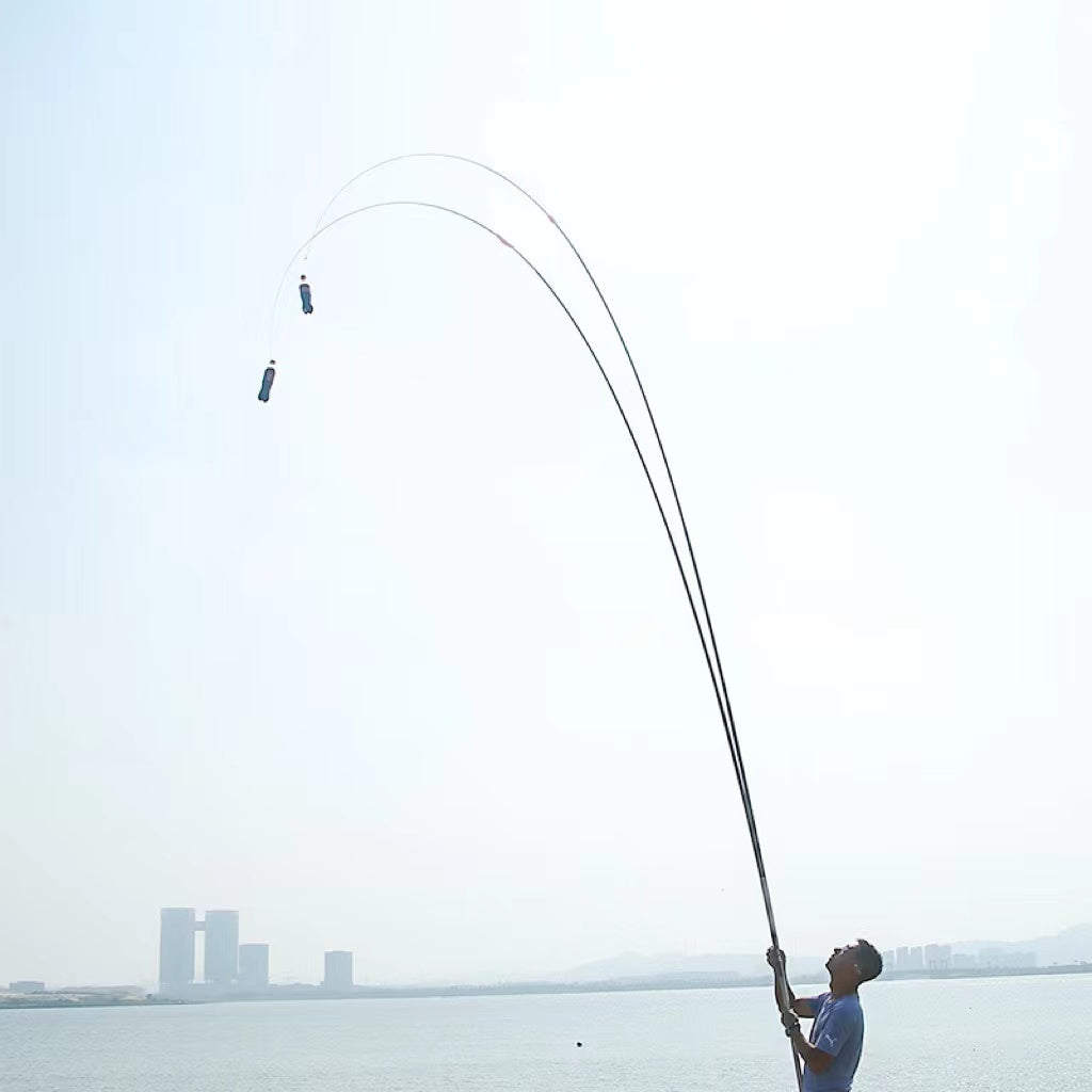 Super Light Gun Fishing Rod 8-15M Long Rod 19-28 Tune