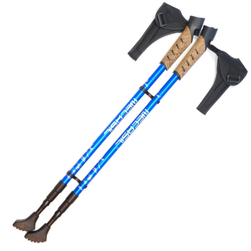 Nordic Walking Trekking Pole with Straight Handle for Hiking