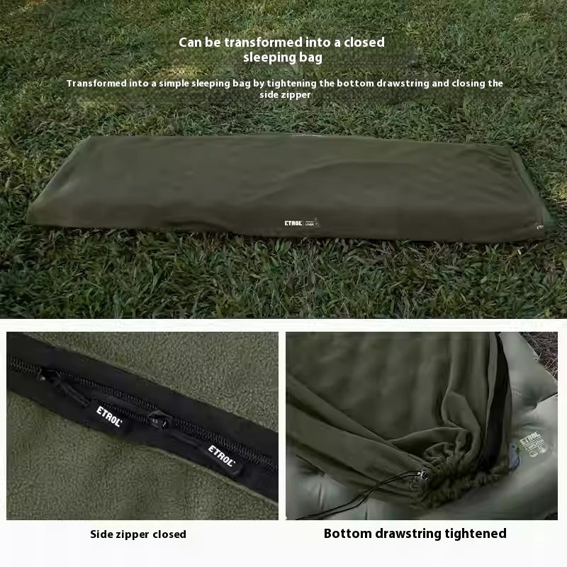 Multifunctional Thermal Camping Blanket Wearable Cold-Proof Cloak