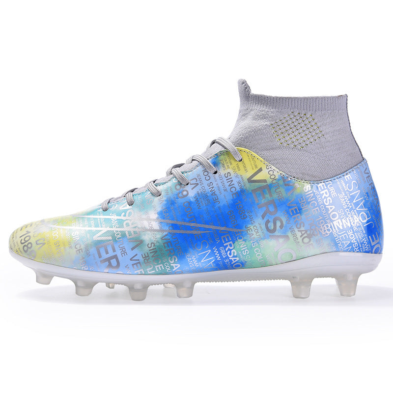 High-Top Soccer Shoes for Boys and Girls with TF Studs