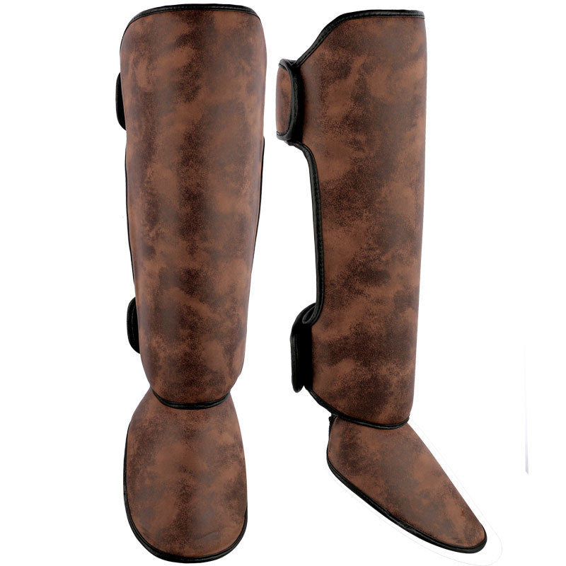 Thickened Shin Guards for Fighting and Boxing Protection