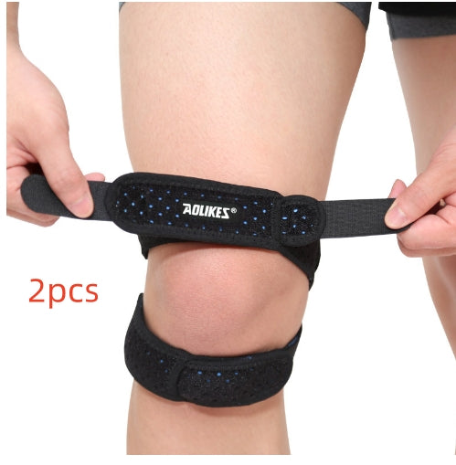 Sports Silicone Patella Belt Breathable Knee Support for Running and Basketball