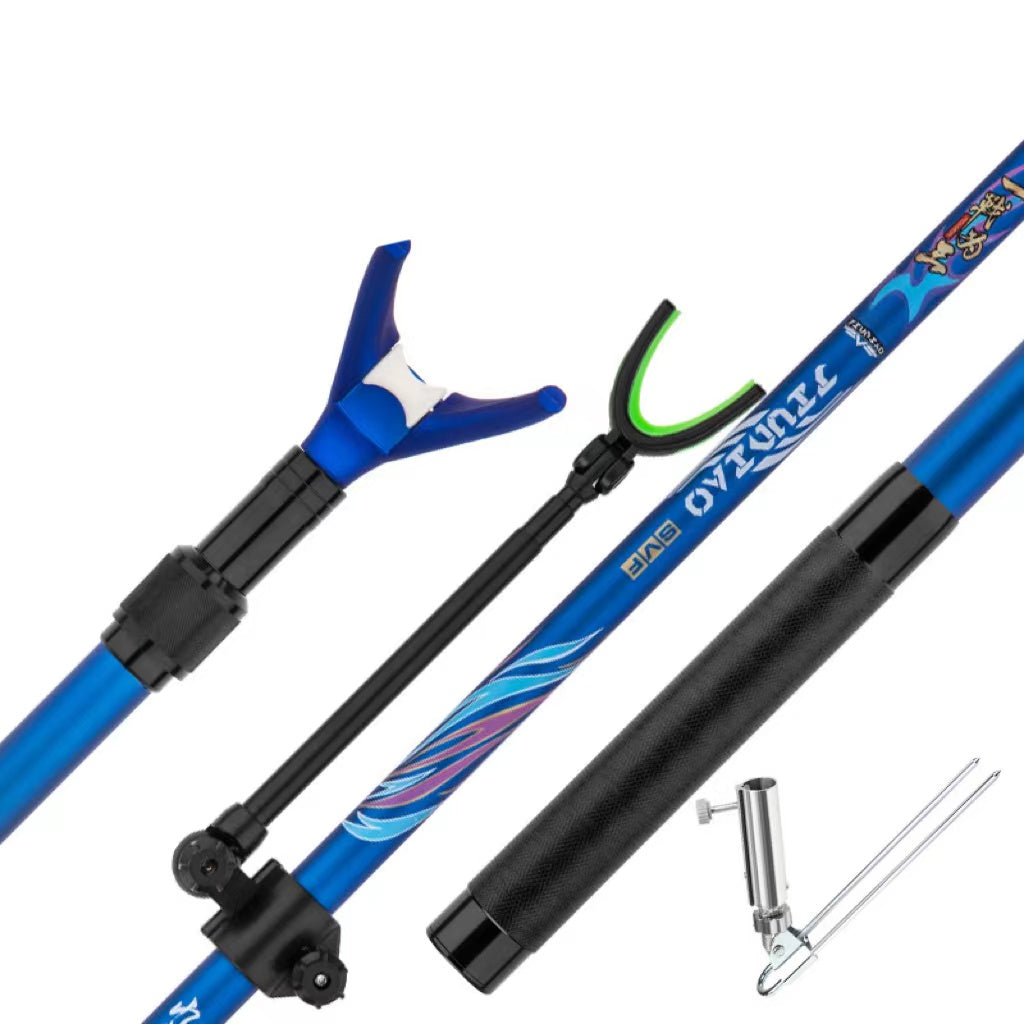 Carbon Fiber Battery Rod Holder for Fishing Support