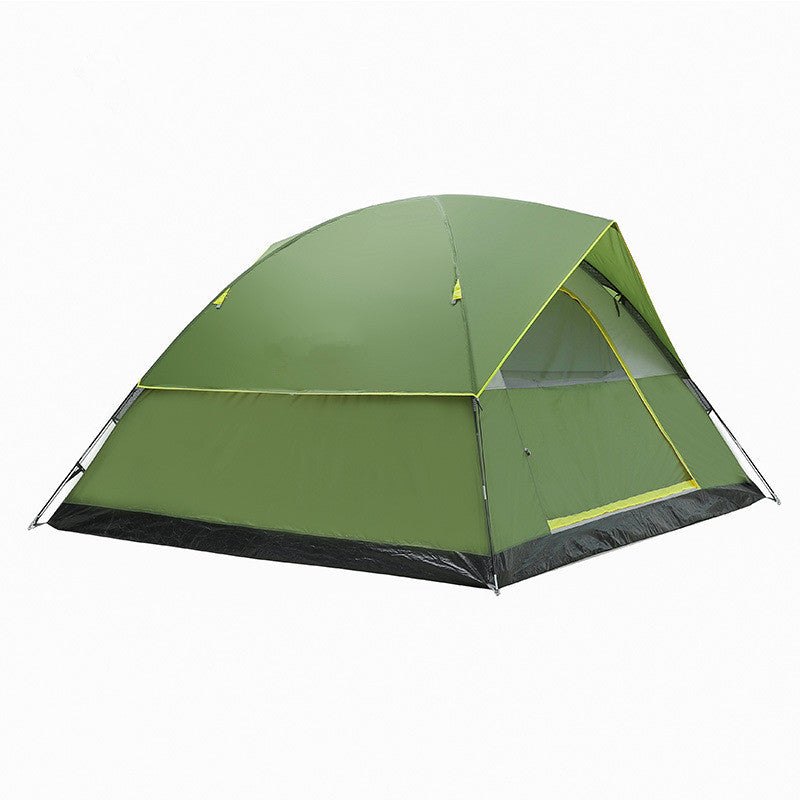 Double Layer Camping Tent with Sunshade and UV Protection
