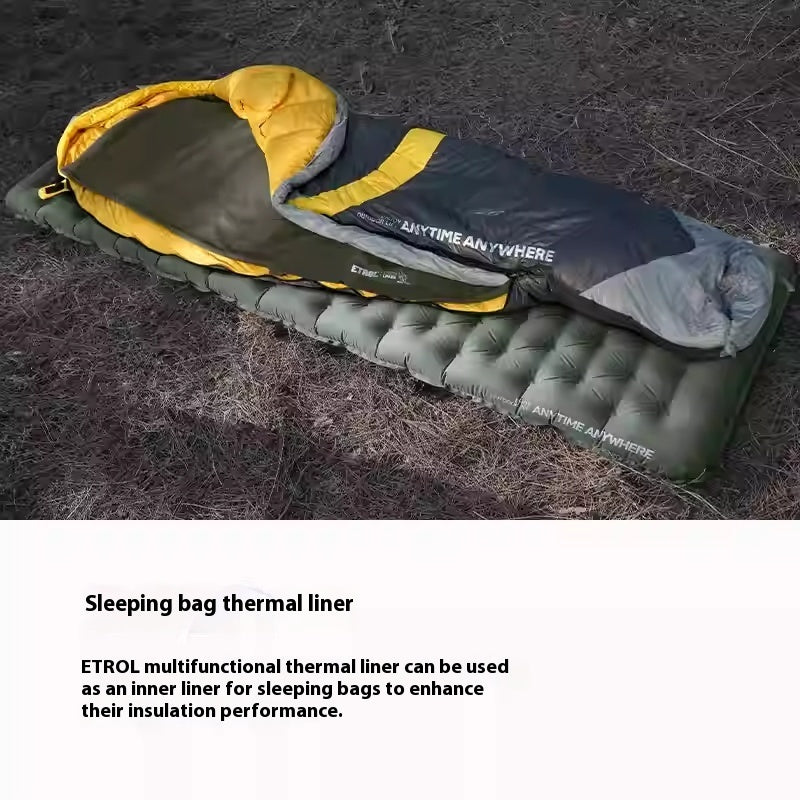 Multifunctional Thermal Camping Blanket Wearable Cold-Proof Cloak