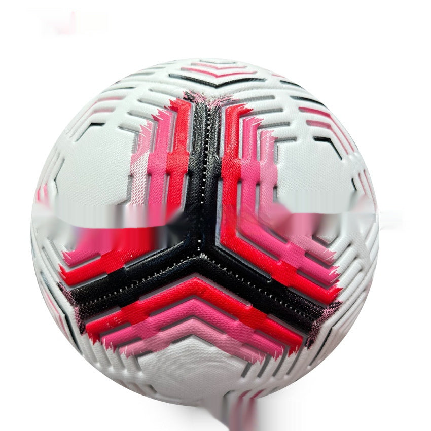 No. 5 Durable PVC Soccer Ball with Machine-Seamed Competition Design