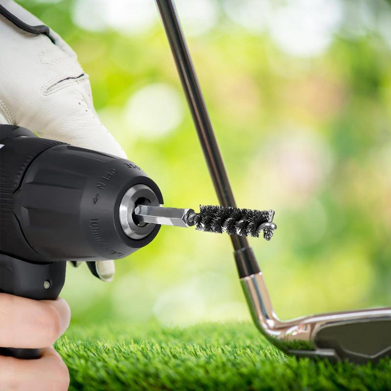Six-Angle Golf Club Rod Brush Accessory
