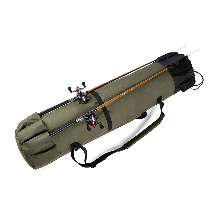 Cylindrical Fishing Bag for Rods and Fishing Gear