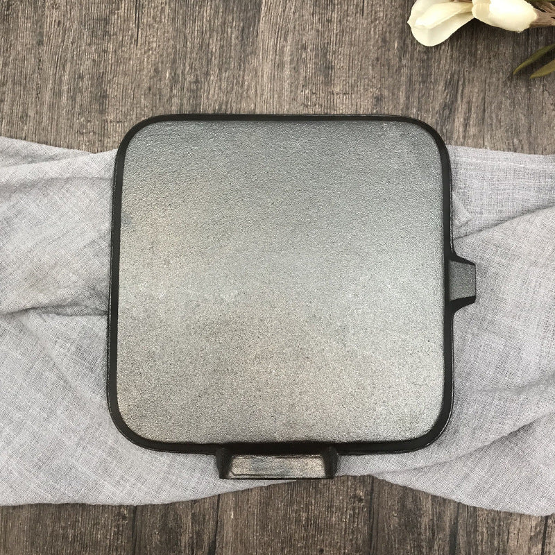 Camping Cast Iron Skillet and Folding Pan Cookware Set