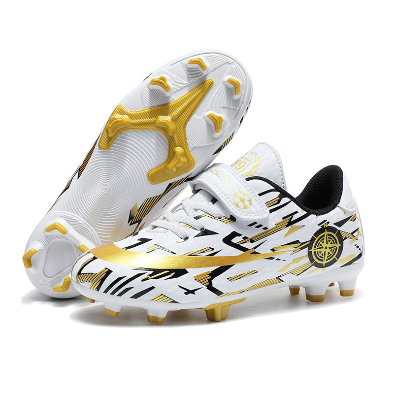 Children’s Velcro Football Shoes with Spikes for Sports Activities