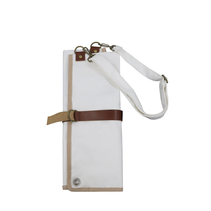 Outdoor Camping Foldable Tableware Set with Spatula, Spoon, and Hanging Bag
